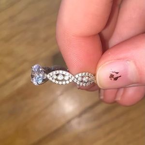 Lightly worn sterling silver ring